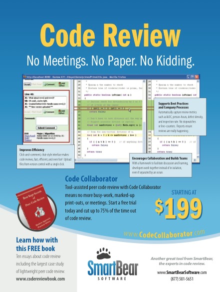 Code Collaborator Full Page Advertisement