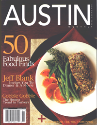 On the cover of Austin Magazine
